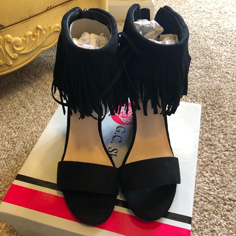 Brand new moccasin wedge sandal size 7